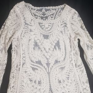 Express lace blouse